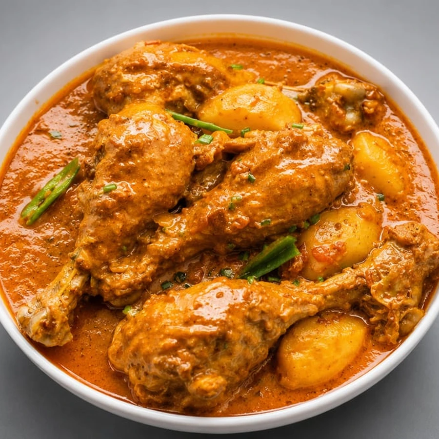 Chicken curry at Indian Express on Upper James Street, Hamilton