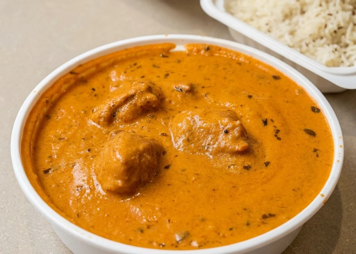 Butter chicken at Indian Express on Upper James Street, Hamilton