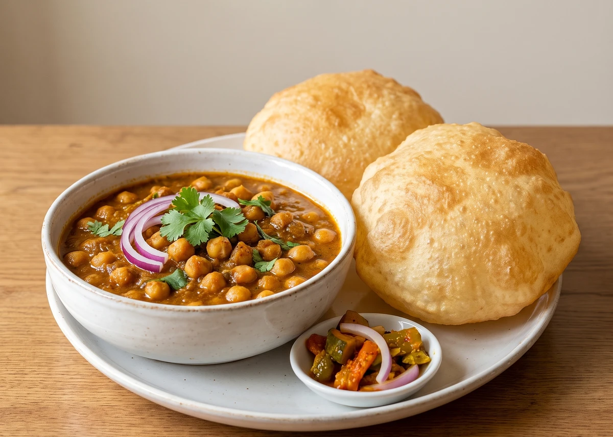 Chole bhature at Indian Express on Upper James Street, Hamilton